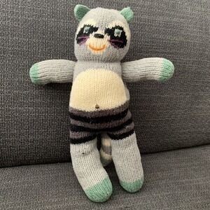 BlaBla Bandit‎ The Raccoon Knit Doll Plush